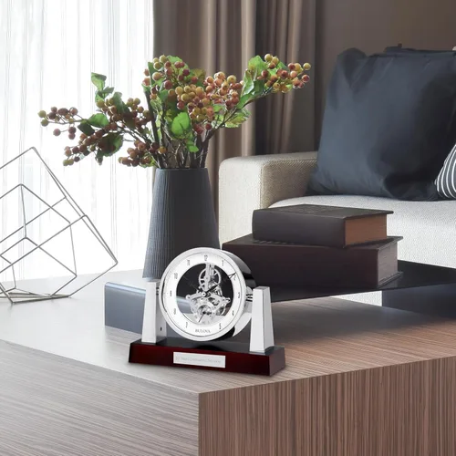 Vista 2 de Bulova B7520 Reloj Largo, Acabado Caoba Oscuro