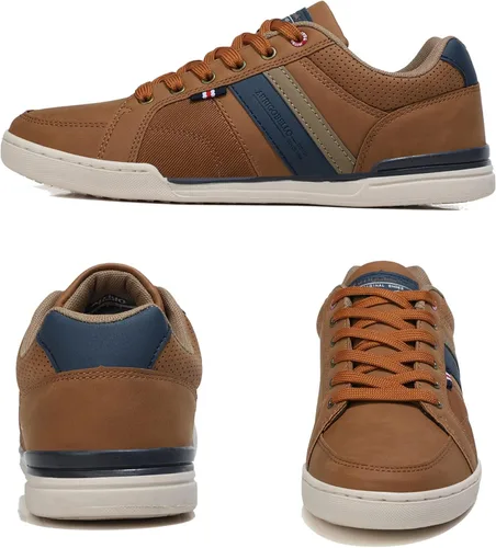 Vista 3 de ASTERO - Zapatos casuales para hombre vestido de moda antideslizante y bajo de piel sintética zapatos para caminar M
