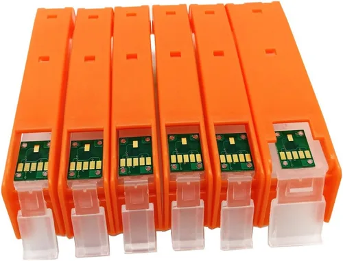 Vista 3 de Fink Cartuchos de tinta recargables vacíos de 6 colores de repuesto para Canon 280xxl 281xxl PGI-280XXL CLI-281XXL para impresora Pixma TS9120