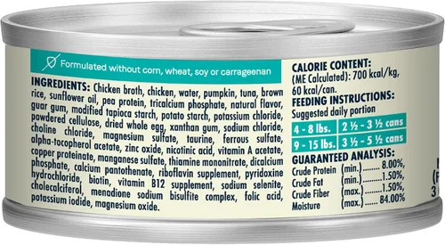 Vista 2 de CANIDAE Balanced Bowl - Alimento húmedo para gatos, pollo y calabaza, 3