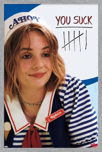 Vista 15 de Trends International Netflix Stranger Things 3 - Póster de pared, 14.725 x 22.375 pulgadas, versión enmarcada en madera de granero