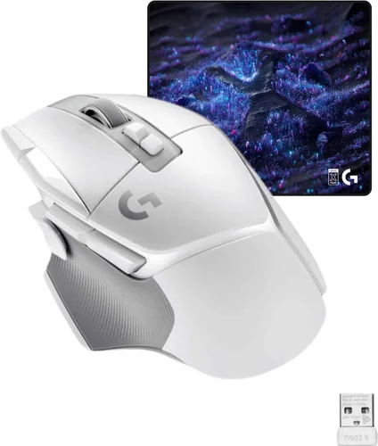 Vista 20 de Logitech G 502 X Lightspeed - Mouse inalámbrico para juegos + alfombrilla de mouse de carga inalámbrica Powerplay 2, color negro