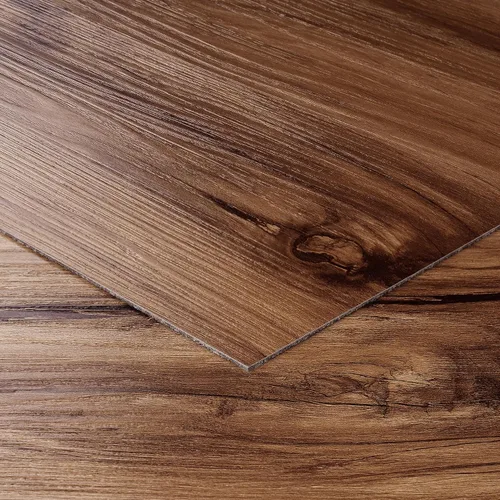 Vista 5 de Livelynine Suelo de madera de acacia natural, baldosas de vinilo impermeable, autoadhesivas, aspecto de madera, suelo laminado apto para inquilinos