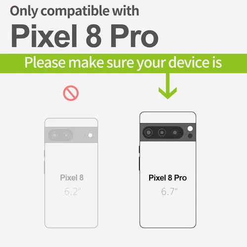 Vista 3 de Carveit Funda de madera para Pixel 8 Pro [madera natural y TPU suave negro] a prueba de golpes, funda de madera única compatible con Google Pixel 8