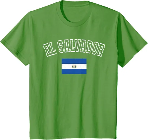 Vista 57 de Camiseta vintage con diseño de la bandera de El Salvador