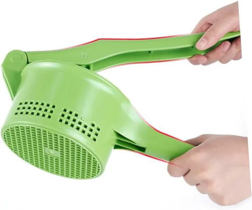 Vista 4 de Hemoton Exprimidor de verduras con exprimidor de verduras Cojines para sala de estar Exprimidor manual de ensalada fructífera Secador de frutas
