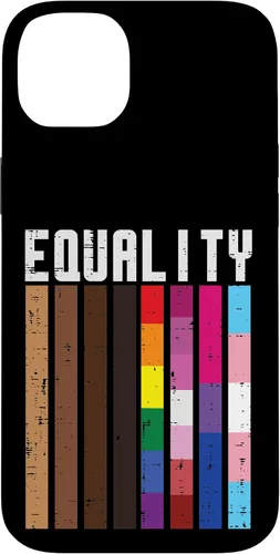 Vista 15 de Igualdad Negro LGBT Pride Rainbow Lesbian Gay Bi Trans - Funda de regalo para iPhone 17