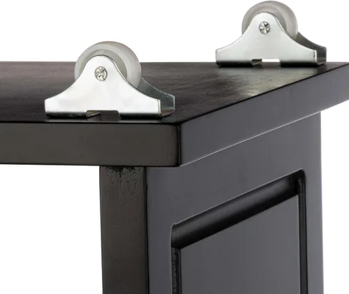 Vista 11 de Lavish Home Carrito de almacenamiento delgado de 3 niveles, carrito rodante estrecho de 16.7 x 9 pulgadas con asa y ruedas para baño, lavandería