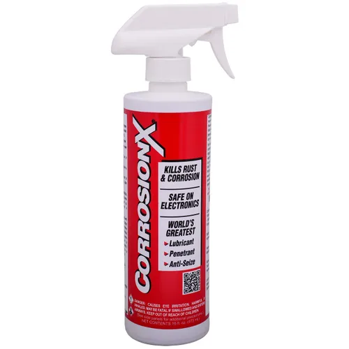 Vista 10 de CorrosionX Inhibidor de óxido, prevención de corrosión dieléctrica de fuerza industrial, lubricante y penetrante para uso marino, automotor