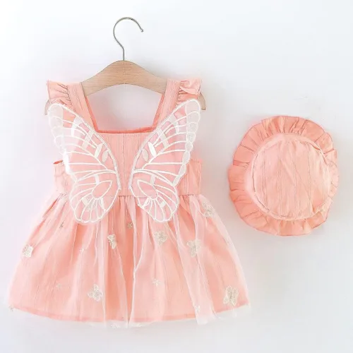 Vista 27 de Vestido tutú de verano para niñas pequeñas, sin espalda, vestido de princesa para fiesta de cumpleaños, vestido de verano con lazo floral