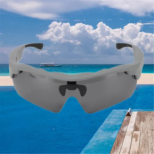 Vista 8 de Lentes de sol inteligentes con Bluetooth de audio, lentes de sol polarizados con Bluetooth V5.0 y EDR, ciclismo de oreja abierta para hombres