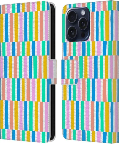 Vista 112 de Head Case Designs Officially Licensed Ninola Brushstrokes Multi Colorful Leather Wallet Case Compatible with Samsung Galaxy A07 4G