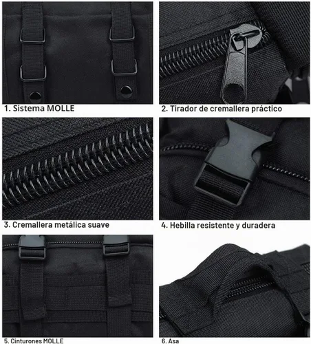 Vista 8 de BraveHawk OUTDOORS Bolsa para manillar de bicicleta, Bolsa de cintura multiusos de nailon Oxford 900D Resistente al agua para ciclismo (Negro)