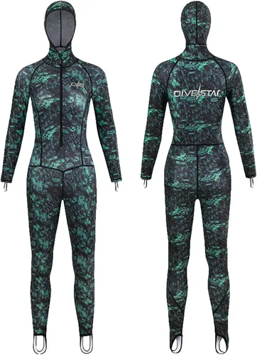 Vista 6 de Traje de baño de cuerpo completo para hombres y mujeres, traje de baño de manga larga con protección UV, surf, natación, buceo, esnórquel, trajes