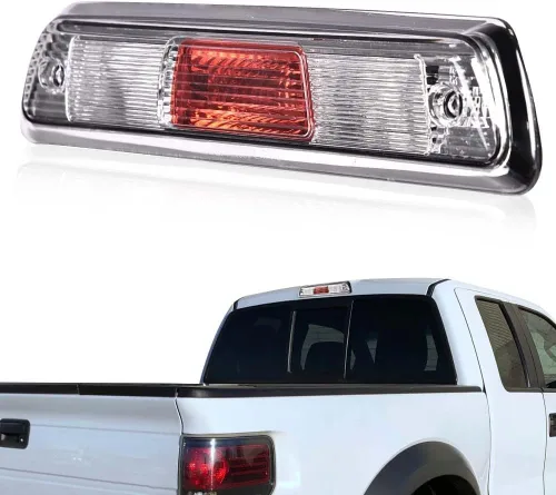 Vista 11 de ALLGOOD Tercera luz de freno, compatible con Ford F150 2009-2014, conjunto de 3ª luces de freno, montaje alto, centro y trasero, techo trasero, luz