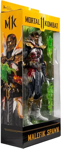 Vista 9 de McFarlane Toys Mortal Kombat Malefik Spawn - Figura de acción de 7 pulgadas con accesorios