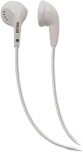 Vista 2 de Maxell 190599 Dynamic Sound Wired Ligero Uso Extendido Diseño Estéreo Ear Bud - Blanco (Valor)