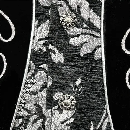 Vista 8 de Chaqueta steampunk medieval para hombre, abrigo largo gótico victoriano para Halloween