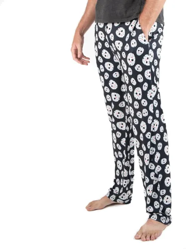Vista 2 de Friday The 13th Jason Mask AOP - Pantalones de pijama para dormir, Multicolor
