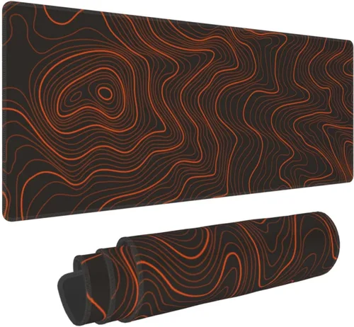 Vista 9 de Alfombrilla de mouse extragrande para juegos grande, alfombrilla de mouse de escritorio completo de camuflaje con costura, base antideslizante