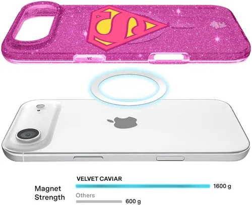 Vista 546 de VELVET CAVIAR Funda para iPhone 15, compatible con MagSafe, probada contra caídas de 10 pies, fundas protectoras de diseño, leopardo color rosa