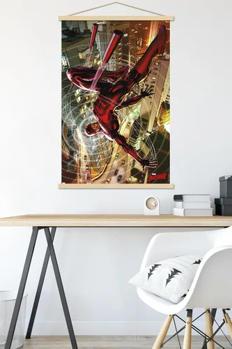 Vista 5 de Trends International Marvel Comics Daredevil - Póster de pared para cubierta de techo, 22.37 x 34.00 pulgadas, paquete de impresión premium