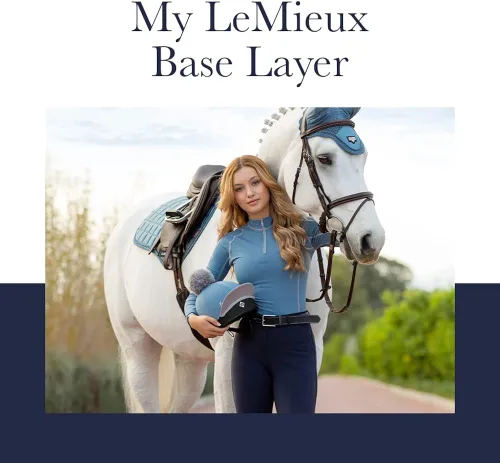 Vista 3 de LeMieux Womens Base Layer Top - Athletic Thermal Shirts - Equestrian Apparel & Gear for Horseback Riding