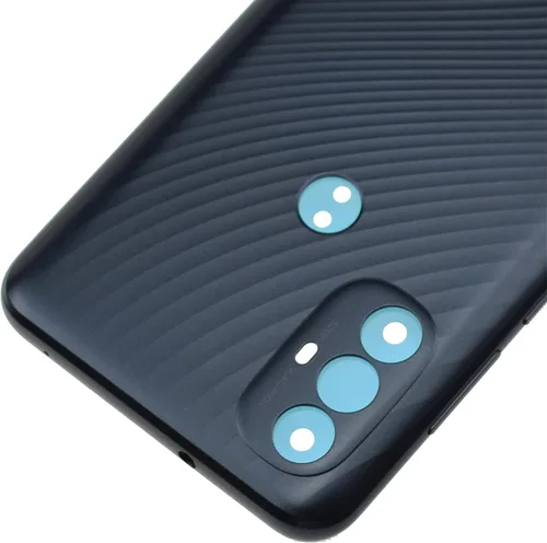 Vista 3 de Cubierta de plástico negra para puerta de repuesto para Motorola Moto G Power (2022), incluye botón de encendido y kit de herramientas