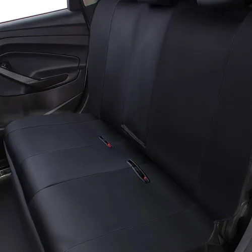 Vista 7 de Fundas para asientos de coche Flying Banner, protectoras, impermeables, de cuero sintético con fibra de carbono para asientos delanteros y traseros