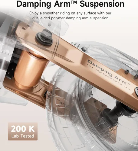 Vista 6 de NAVEE G5 Series Electric Scooter, 1000W Peak Motor, 20 mph Fast Speed, 43 Miles Range, 10" All-Terrain Solid Tires