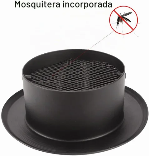 Vista 5 de Hon&Guan Soffit Vents - Ventilación de escape de aluminio Soffit de 4 pulgadas con malla de pantalla integrada para baño, cocina, dormitorio