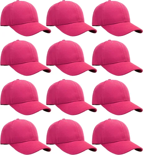 Vista 17 de Falari - 12 unidades de gorras de béisbol, lisas y de tamaño ajustable, venta al por mayor Verde militar