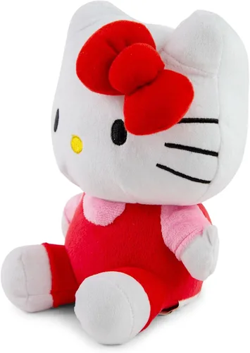 Vista 2 de Silver Buffalo Sanrio Hello Kitty en Pose de Sentarse Banco de Monedas de Peluche Suave
