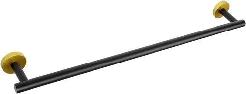 Vista 23 de kimzcn Toallero de mano negro mate de 9 pulgadas SUS 304 de acero inoxidable para montaje en pared de baño