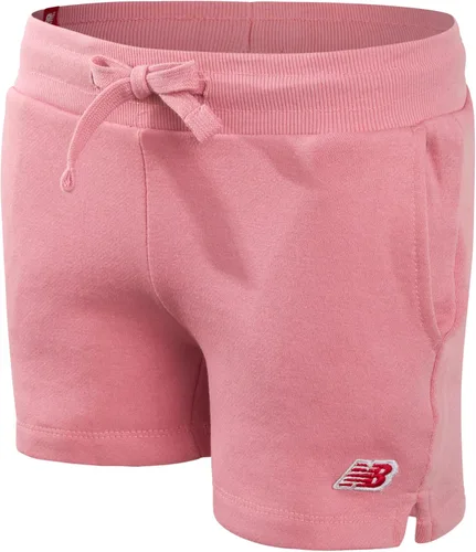 Vista 5 de New Balance Conjunto de pantalones cortos para niña, camiseta de manga corta de 2 piezas y pantalones cortos de rizo francés (7-16), talla 7-8