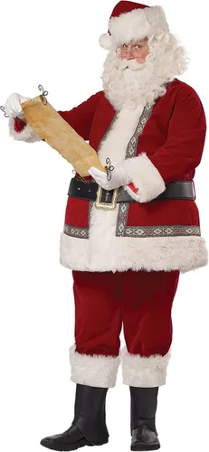 Vista 4 de California Costumes - Disfraz de Papá Noel para adulto