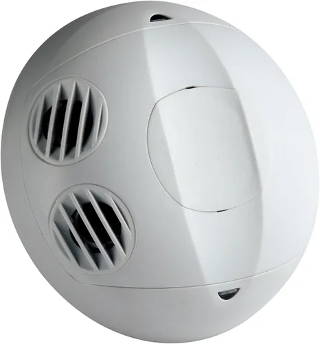 Vista 2 de Leviton - Sensor de ocupación para montaje en techo, multitecnología, 180 grados, cobertura de 500 pies cuadrados, autoajustable, OSC05-M0W
