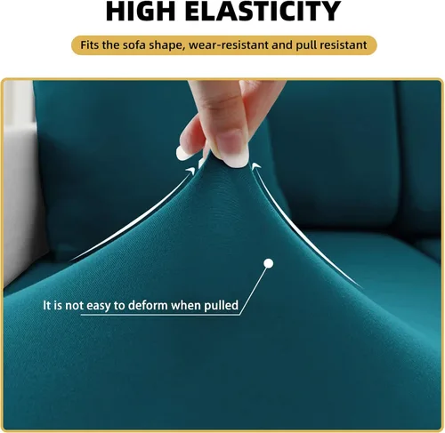 Vista 2 de HDCAXKJ Funda 100% impermeable de 8 piezas para sofá reclinable de 3 asientos, súper elástica, suave, para sofá reclinable de 3 plazas, juego