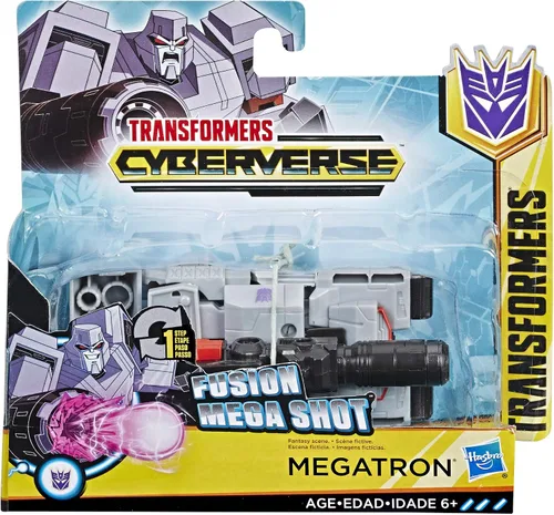 Vista 2 de Transformers E3643 Cyberverse Action Attackers: 1-Step Changer Megatron figura de acción de juguete