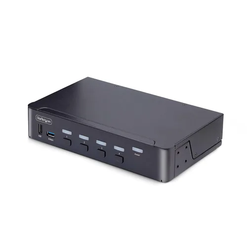 Vista 6 de StarTech Conmutador KVM DisplayPort de 2 puertos, 8K 60Hz / 4K 144Hz, USB 3.0, TAA Single 8K monitor, 2.0 HID, Push-Button Hotkey, Compliant, DP