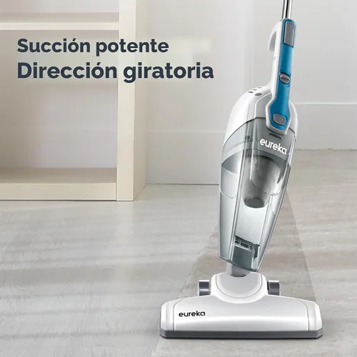 Vista 4 de Eureka Aspiradora de escoba con cable para el pelo de mascotas del hogar, aspiradora de escoba ligera con potente succión para alfombra, baldosa