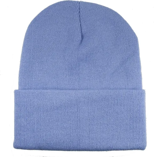 Vista 29 de Gelante Gorro Beanie de Punto Cálido con Dobladillo Liso para Hombres y Mujeres Gorra de Calavera. Azul aguamarina