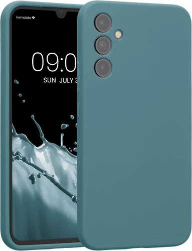 Vista 136 de kwmobile Funda compatible con Samsung Galaxy A13 4G - Funda delgada de silicona TPU - Acabado suave al tacto - Amarillo radiante