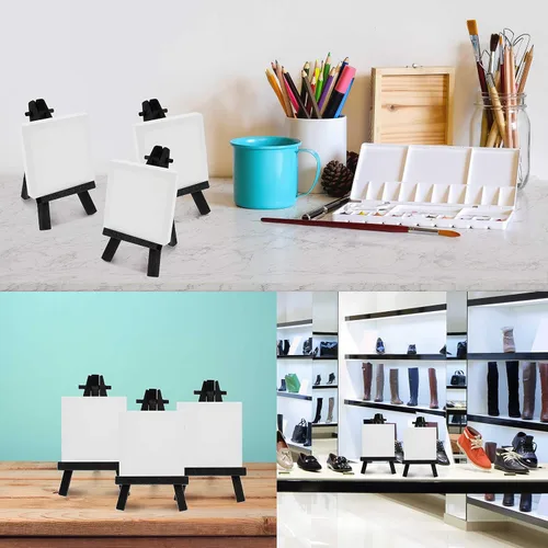 Vista 5 de U.S. Art Supply Mini caballete de 5 pulgadas (paquete de 6) - Mesa