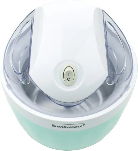 Vista 3 de Brentwood TS-1410BL Máquina para hacer helados y sorbetes de 1 cuarto de galón, yogur congelado, gelato y natillas, azul