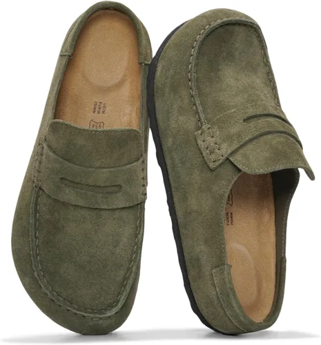 Vista 18 de Project Cloud Zuecos tipo mocasín de cuero 100% genuino para mujer Negro - Carline