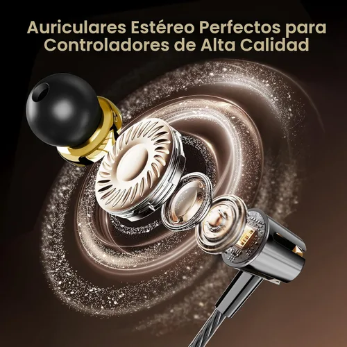 Vista 3 de Rayleigh Paquete de 5 auriculares con cable, auriculares con micrófono, auriculares con bloqueo de ruido estéreo de graves pesados, compatibles