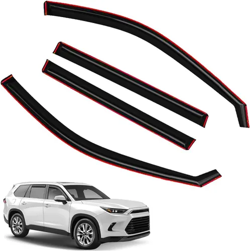 Vista 20 de Viseras de ventana en canal, protectores de lluvia compatibles con Mazda CX-5 2017-2025 (2017-2025) - Deflectores de ventilación de policarbonato