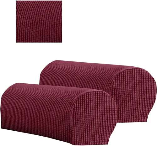 Vista 15 de 2 fundas de poliéster para reposabrazos de sofá, funda para sillón, fundas antipolvo, protector de muebles suave y cómodo para sofá, silla reclinable