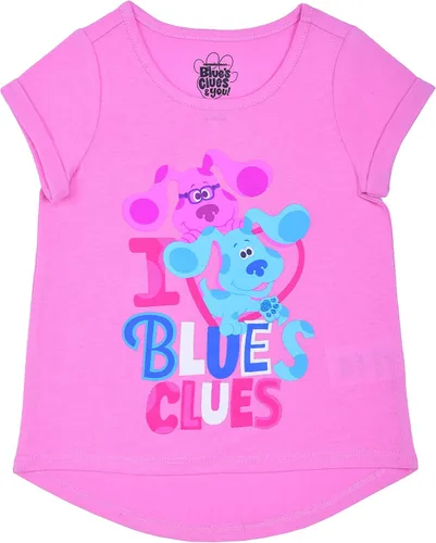 Vista 2 de Nickelodeon Blues Clues - Conjunto de camiseta y leggings para niña azul y magenta para bebés y niños pequeños color rosaazul